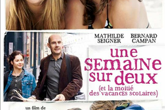 Une semaine sur deux (et la moitié des vacances scolaires)
